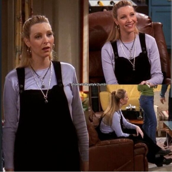 Vintage 90s Cynthia Max S Purple Velvet Overall Bib Dress Button Up Side Phoebe - Picture 3 of 12